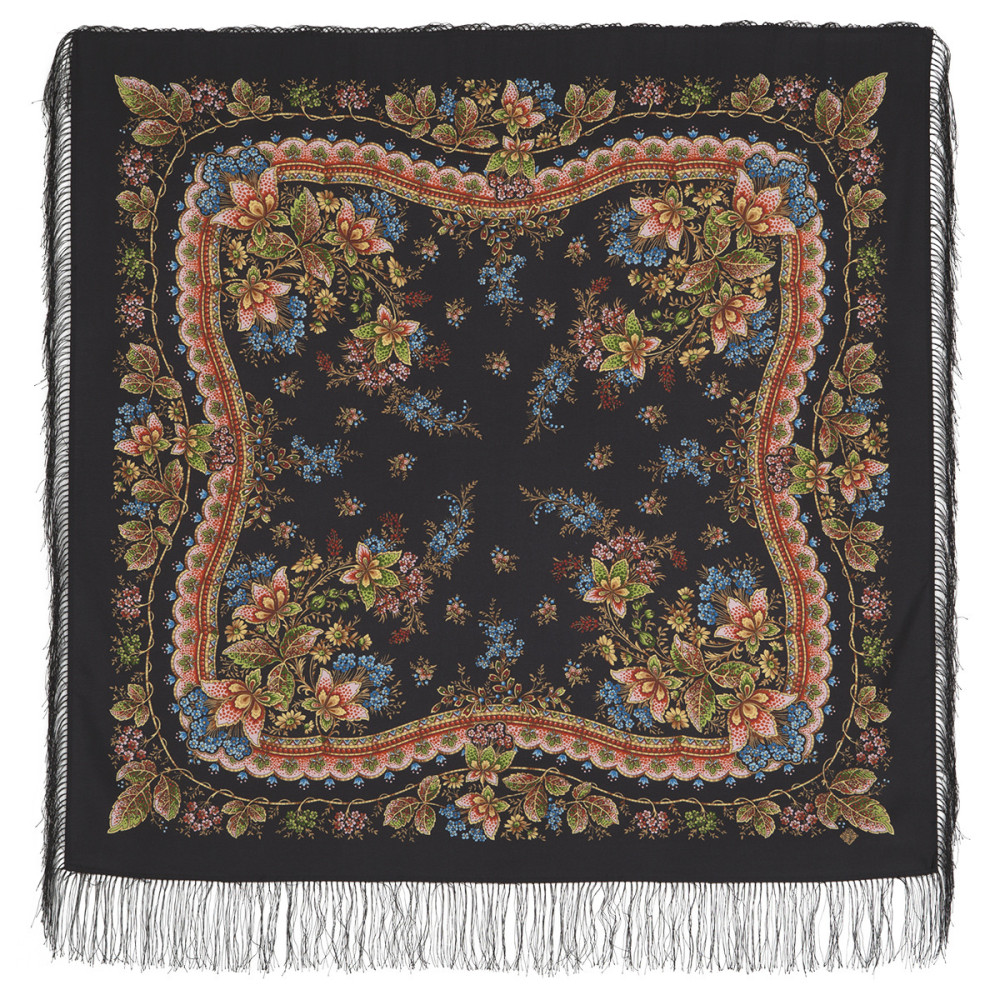 Shop Double-Thread Woolen Yarn Scarves 110х110 cm Платок «Уральский сказ» online at Skazka.site | Eligible for fast shipping and free returns. Платок «Уральский сказ»