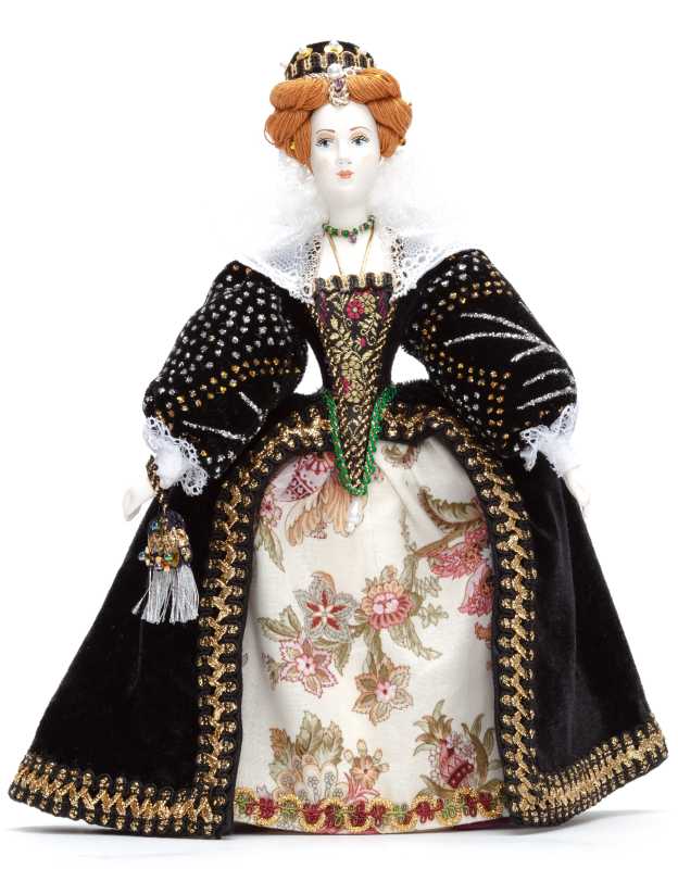 270 mm Elizabeth I of England Porcelain Statue (by Le Russe)