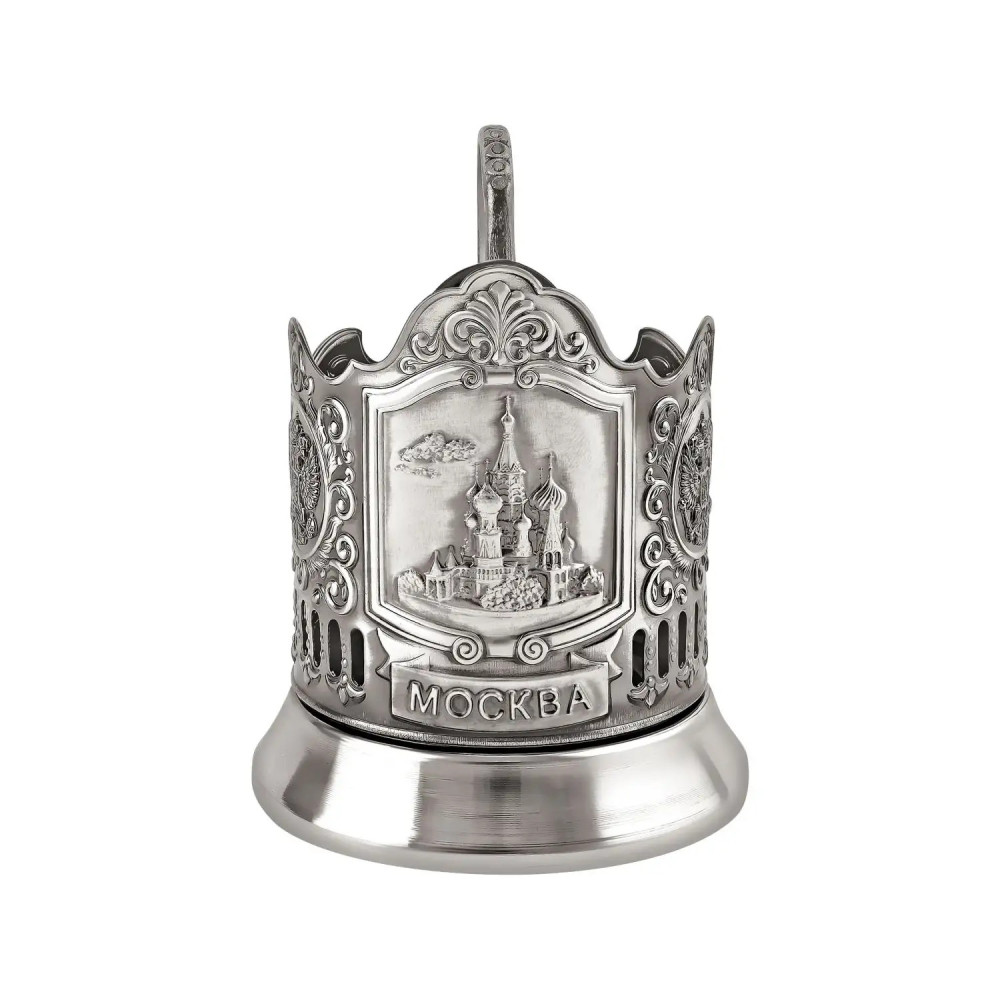 Saint Basil Cathedral nickel plated tea glass holder