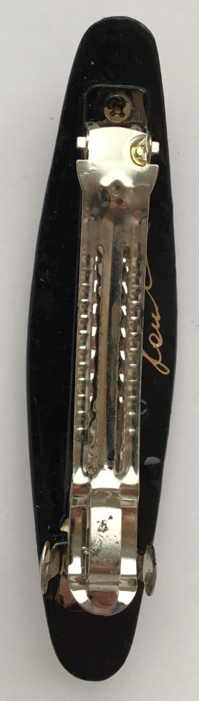 Lada Hair Clip Hand Painted Zhostovo Art
