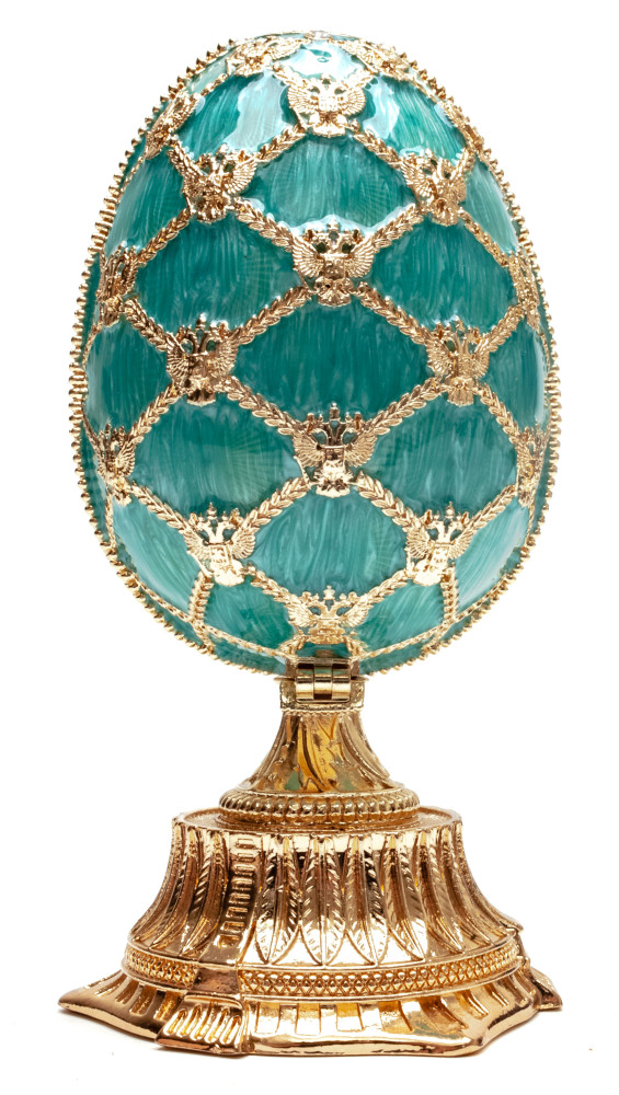 115 mm The Saint Basil Cathedral Easter Egg with the Figure inside