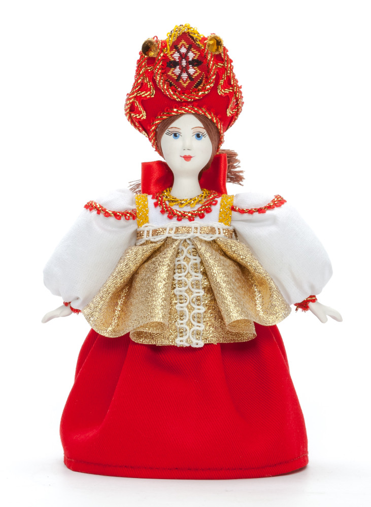 Russian Girl Porcelain Doll 