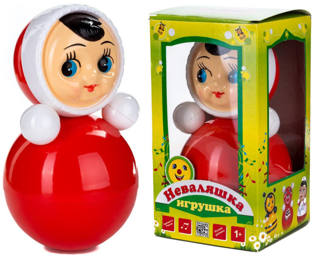 Russian Nevalyashka Roly Poly Music Doll Toy