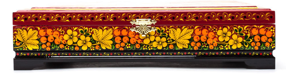 320x240 mm Khokhloma Painting Jewellery Wooden Box