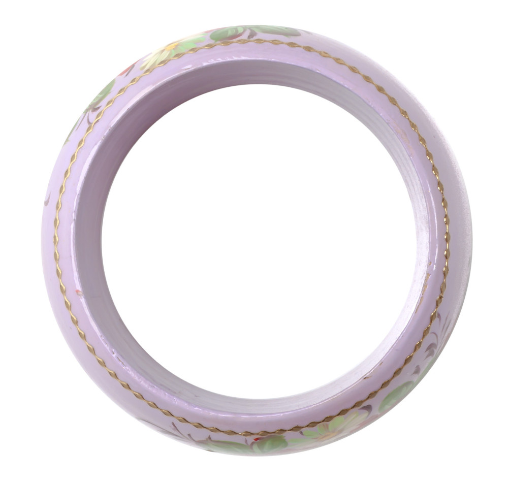 80x46 mm Zhostovo Hand Painted Bracelet (by Lada Workshop)