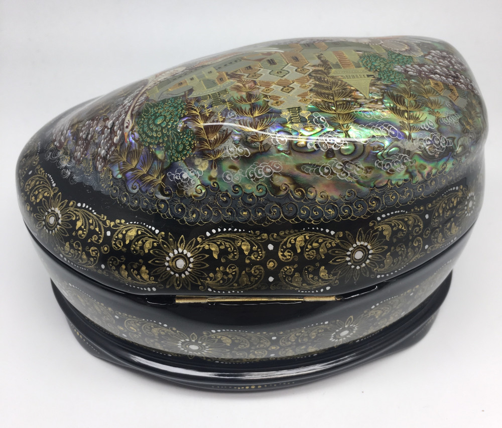 Russian North Lacquered Box from Kholui