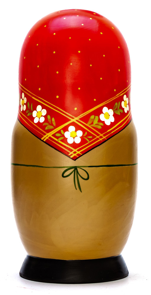 230mm Mistress with Samovar hand painted Traditional Russian Wooden Matryoshka doll 7 pcs (by Igor Malyutin)