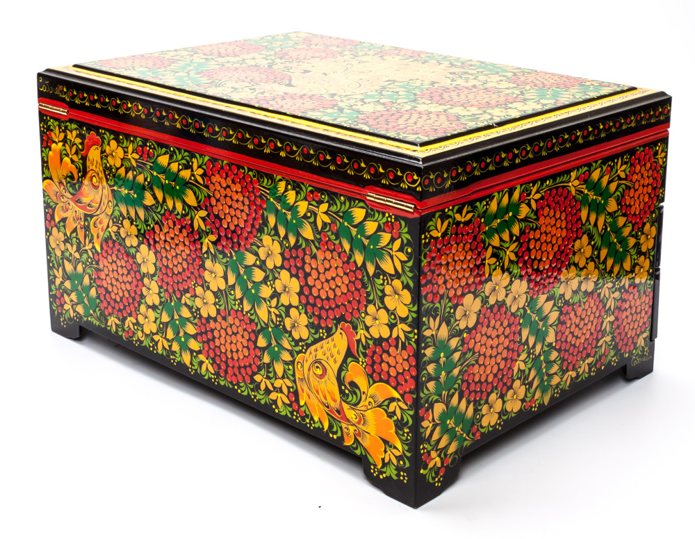 320x230 mm Khokhloma Painting Jewellery Wooden Box