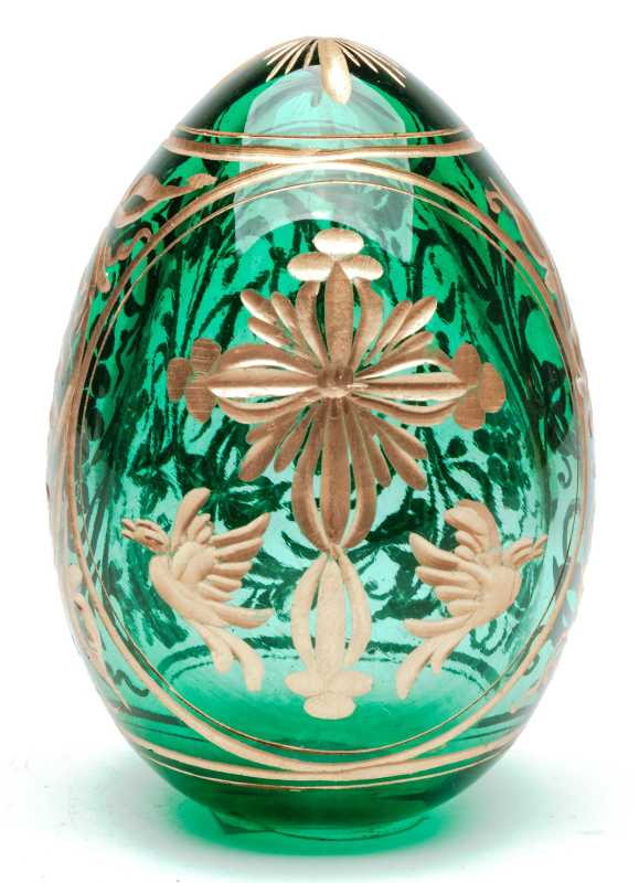 Engraved Crystal Imperial Easter Egg