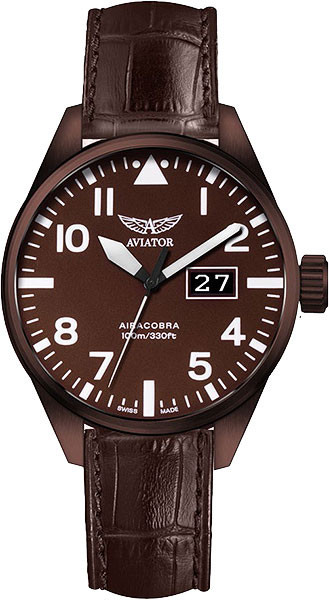 Швейцарские наручные часы Aviator V.1.22.8.151.4
