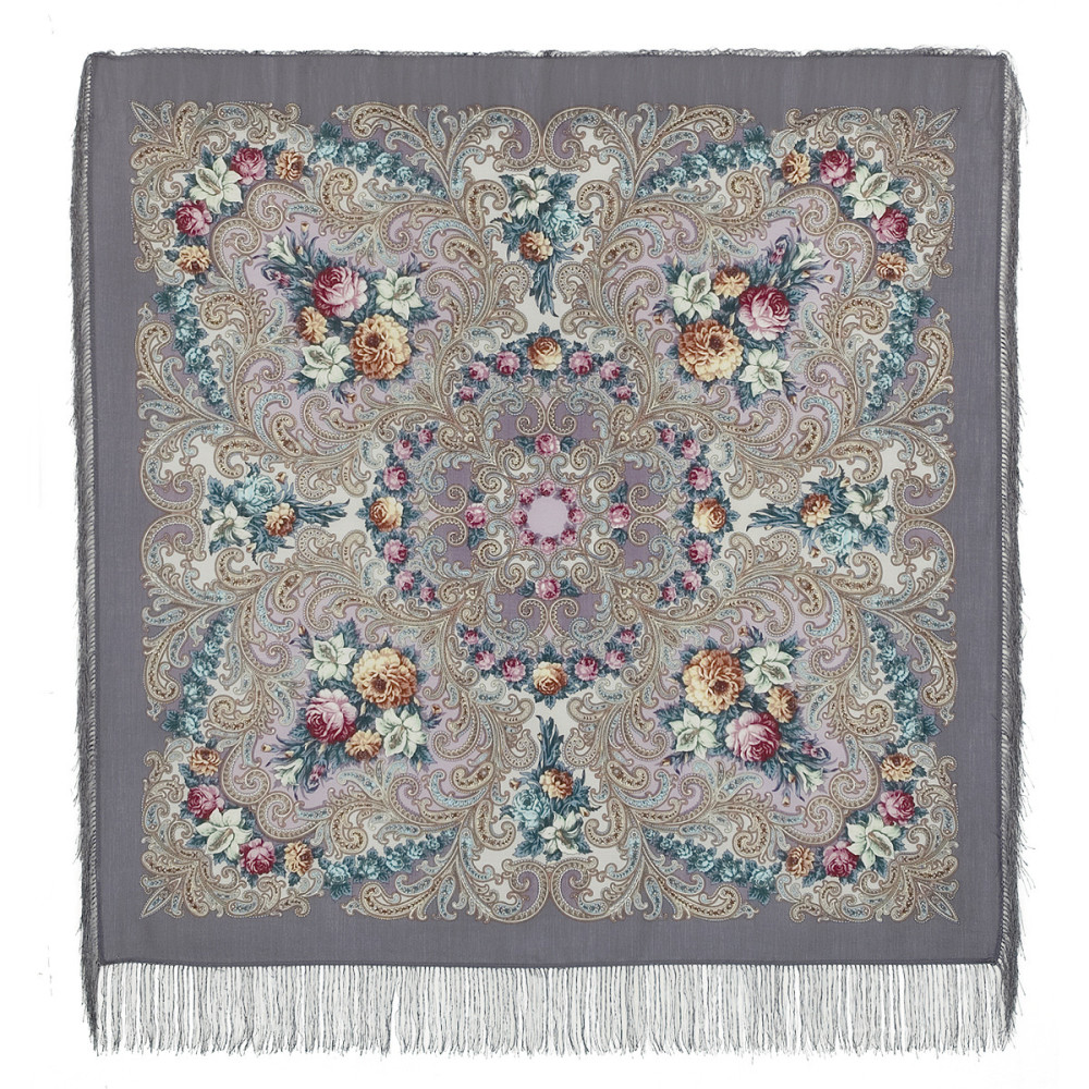 Shop Woolen Scarves with Silk Fringe 125x125 cm Платок «Тайна сердца» online at Skazka.site | Eligible for fast shipping and free returns. Платок «Тайна сердца»