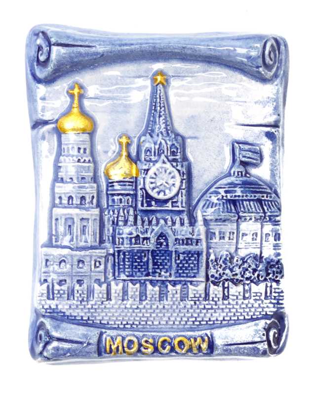 Attractions of Moscow Gzel Fridge Magnet