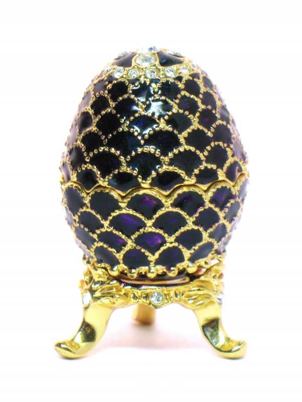 42 mm Violet Pine Cone Easter Egg