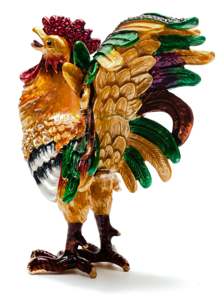 105 mm Cockerel Jewellery Box