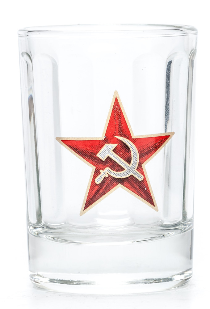USSR Coat of Arms Shot Glass