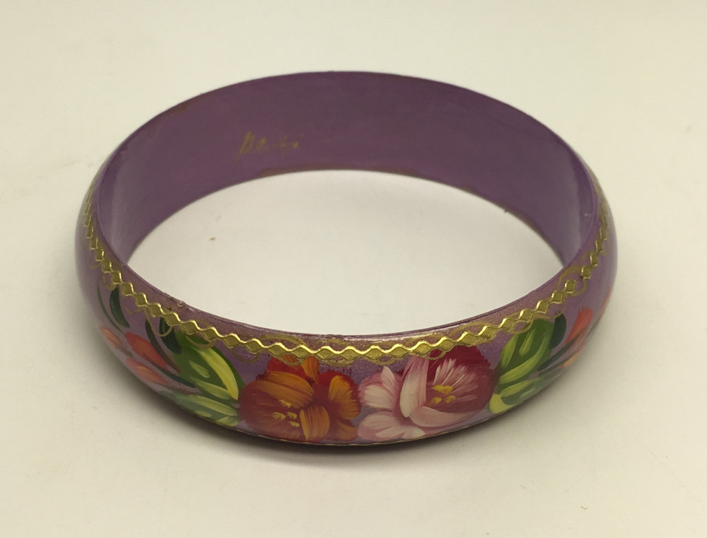 U M Zhostovo Hand Painted Bracelet