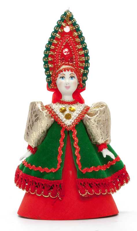 170 mm Merchant's Wife with a Kokoshnik Porcelain Doll (by Le Russe)