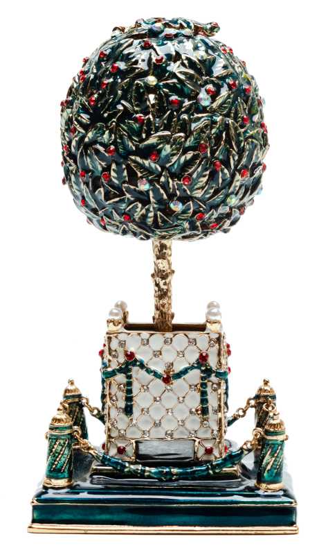 130 mm The Dark Blue Bay Tree Easter Egg