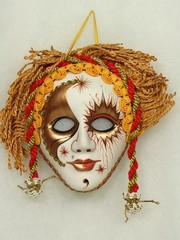 The Sun and Moon Porcelain Mask