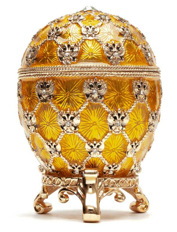 96 mm Imperial Coach and Gold Imperial Coronation Easter Egg