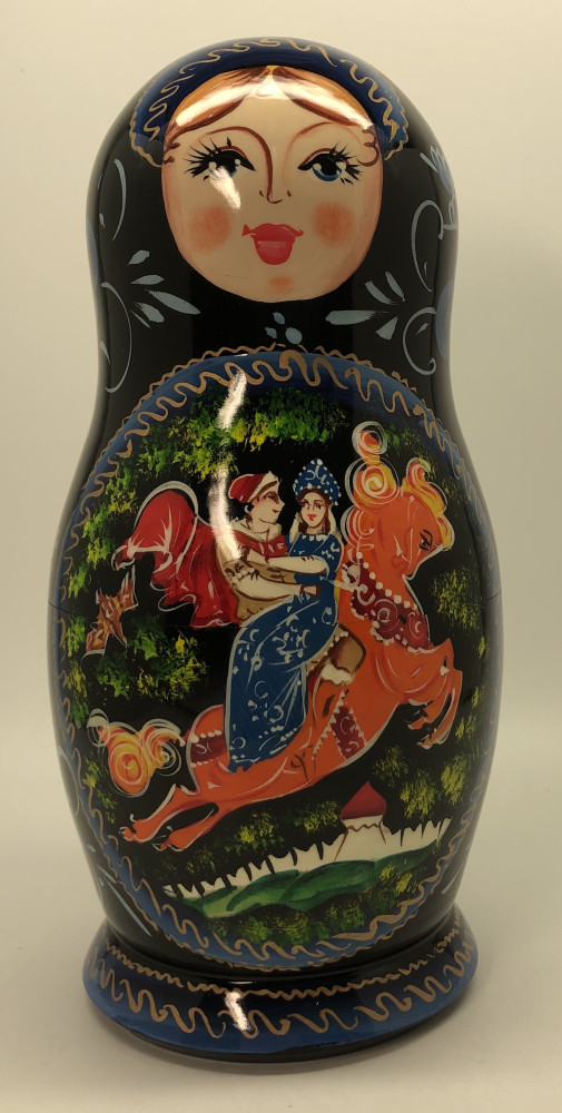 Shop Exclusive Nesting Dolls 200 mm Sleeping Beauty fairytale hand painted wooden Matryoshka doll 5 pcs (by GOLDEN COCKEREL) online at Skazka.site | Eligible for fast shipping and free returns. 200 mm Sleeping Beauty fairytale hand painted wooden Matryoshka doll 5 pcs (by GOLDEN COCKEREL)