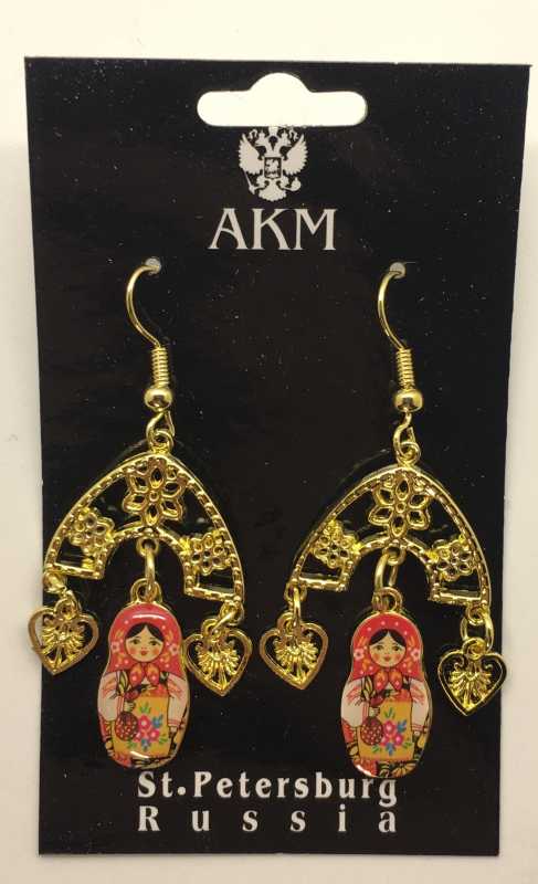 Russian Matryoshka Earrings