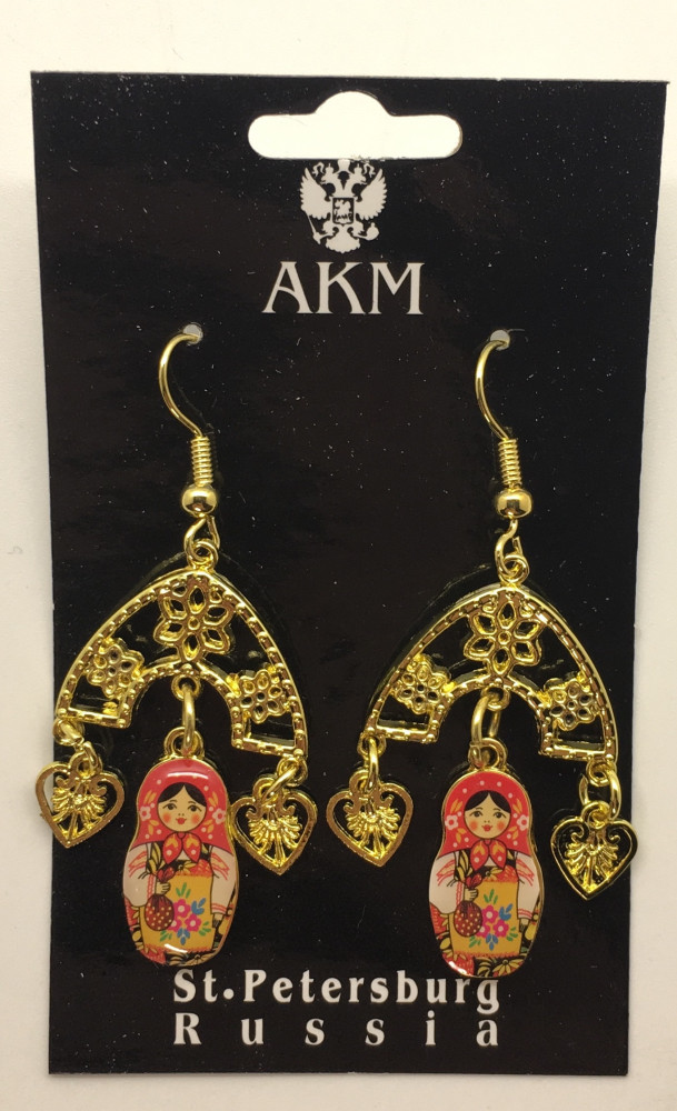 Russian Matryoshka Earrings
