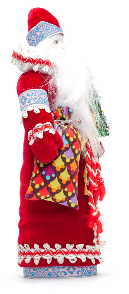 Santa Claus hand made Porcelain Doll - 11 Inches (by Le Russe)