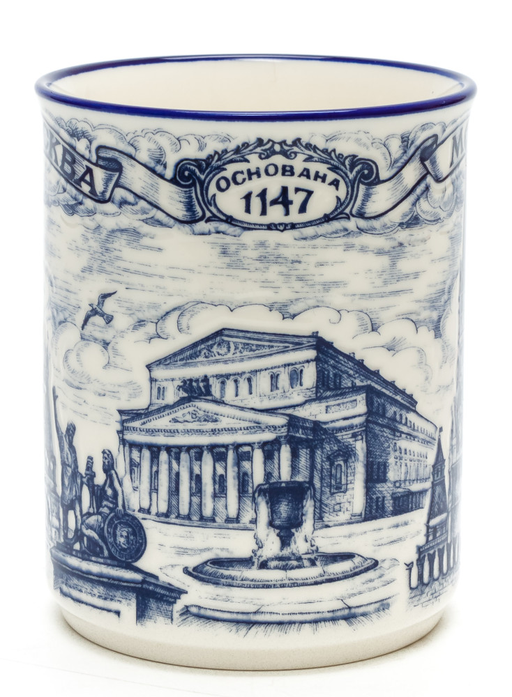 Moscow The Bolshoy Theatre Porcelain Mug