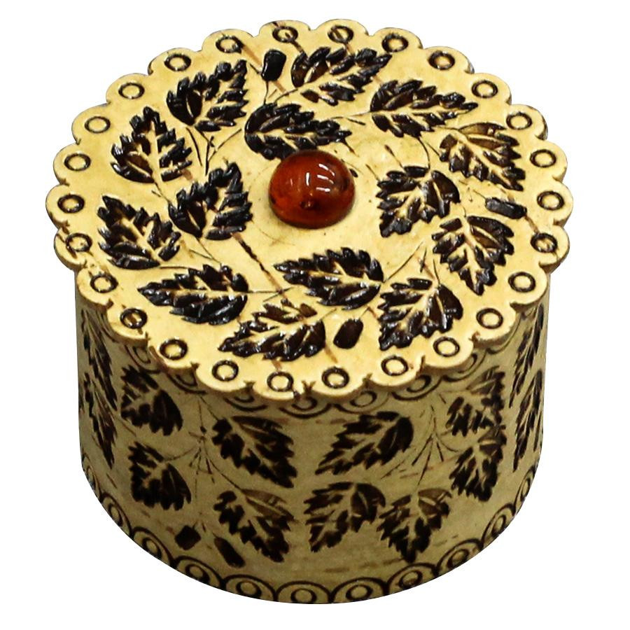 Hand Made Birch Bark Box 