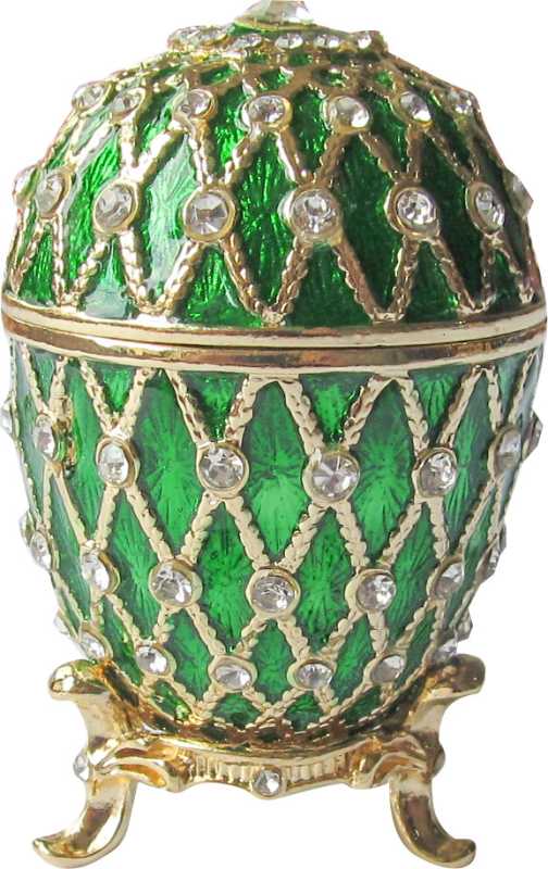 67 mm Golden Trellis Enamel Easter Egg