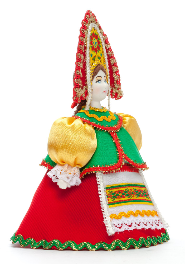 Russian Girl Porcelain Doll 