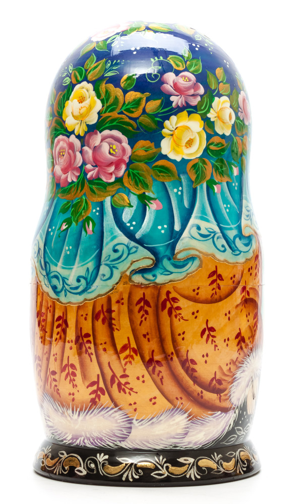 Shop Exclusive Nesting Dolls 240 mm Russian Troika hand painted on Wooden Matryoshka doll 10 pcs (by Valeria Crafts) online at Skazka.site | Eligible for fast shipping and free returns. 240 mm Russian Troika hand painted on Wooden Matryoshka doll 10 pcs (by Valeria Crafts)