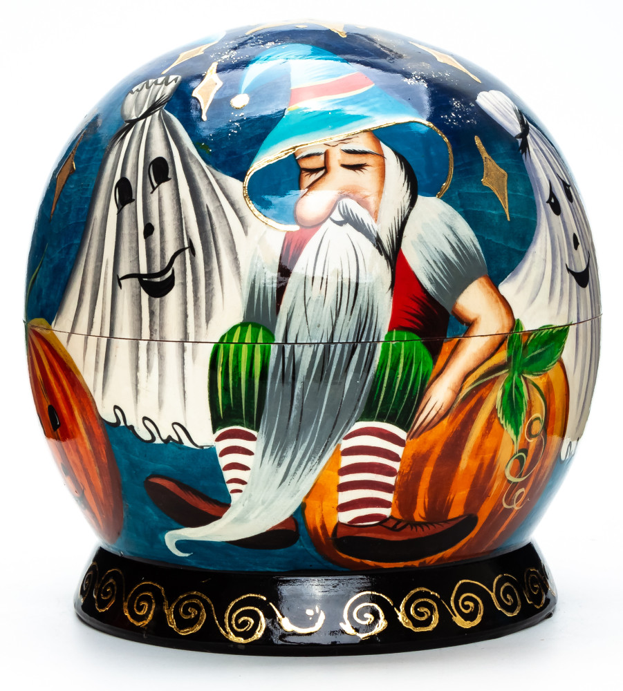 130x130 mm Halloween Christmas Tree Ornaments set of 6 pcs (by Andrey Studio)