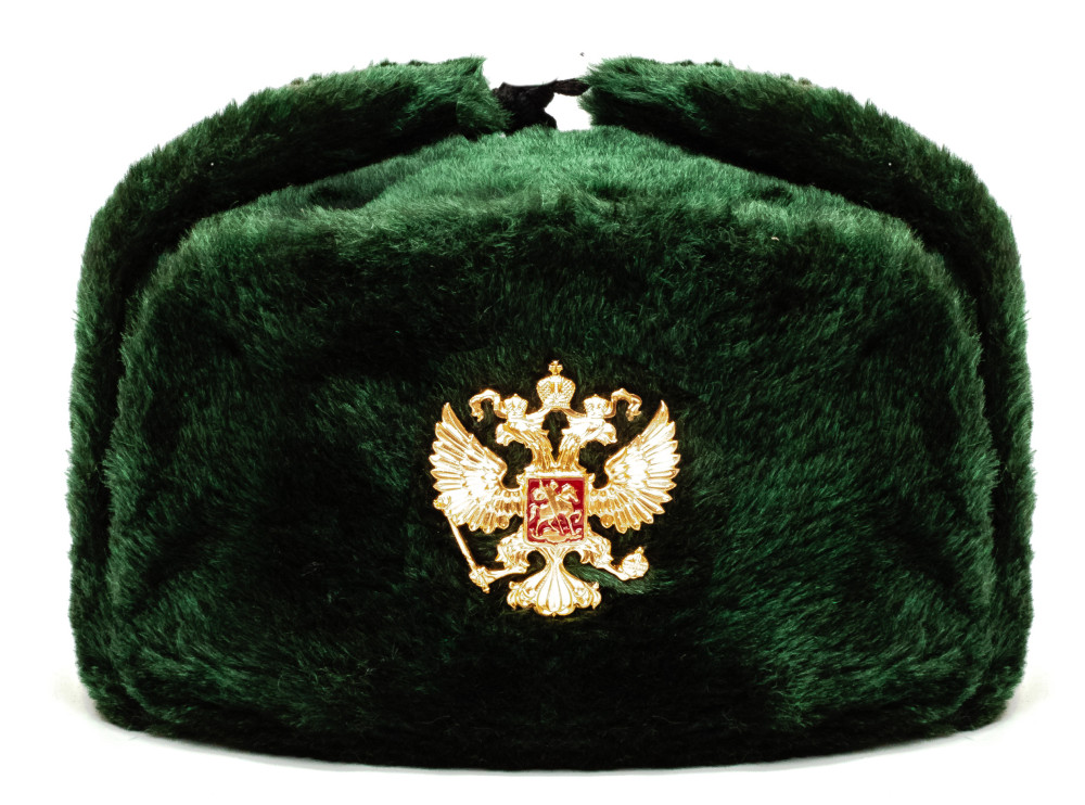 Russian Army Ushanka Winter Hat (green, any size)
