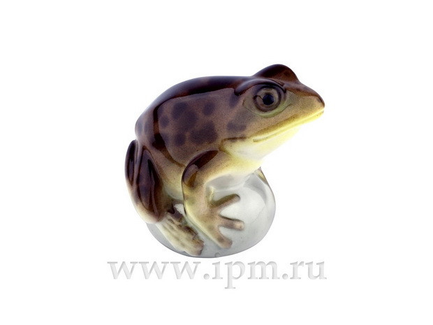 Скульптура Лягушка прудовая коричневая арт. 82.63684.00.1
