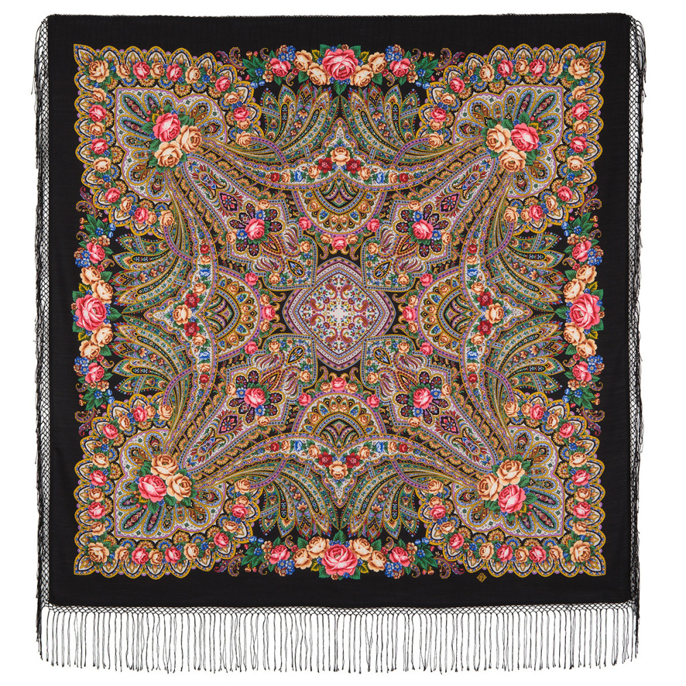 Shop Double-Thread Woolen Yarn Scarves with Knitted Silk Fringe 135x135 cm Платок «На крыльях нежности» online at Skazka.site | Eligible for fast shipping and free returns. Платок «На крыльях нежности»