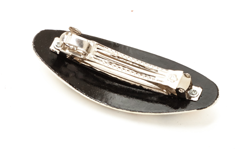 Lada Hair Clip Hand Painted Zhostovo Art