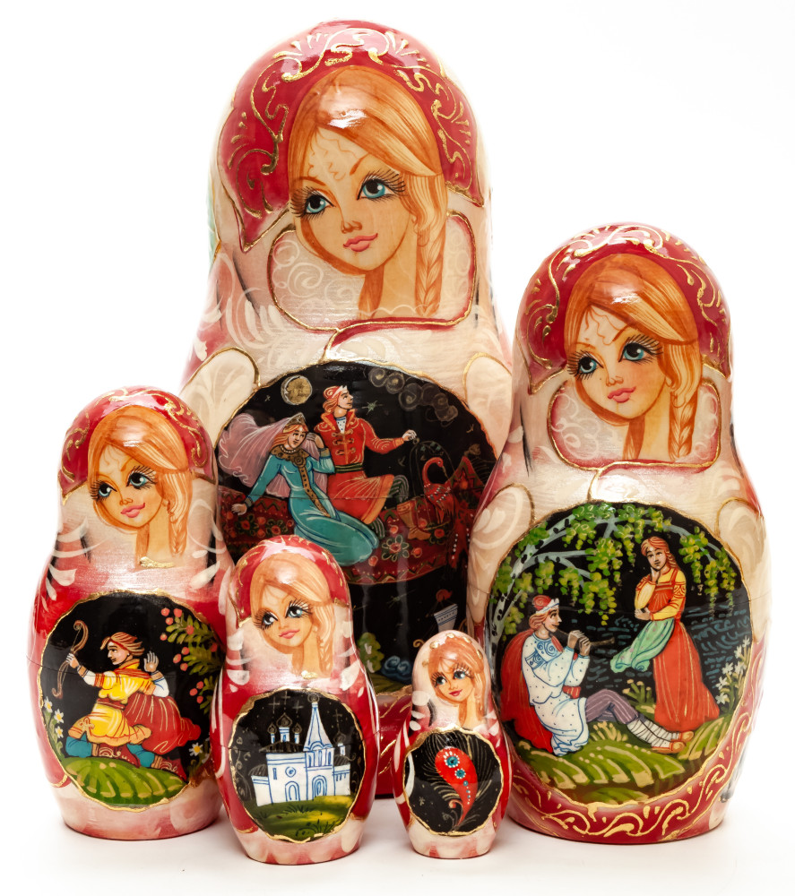 Shop Exclusive Nesting Dolls 180 mm The Magic Flying Carpet handpainted Wooden Matryoshka Doll 5 pcs (by Sheherazade) online at Skazka.site | Eligible for fast shipping and free returns. 180 mm The Magic Flying Carpet handpainted Wooden Matryoshka Doll 5 pcs (by Sheherazade)