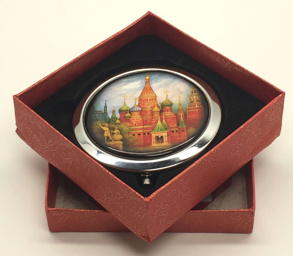 Compact Mirror with St.Basil Cathedral