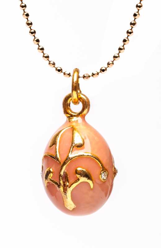 Plant Pink Egg Pendant