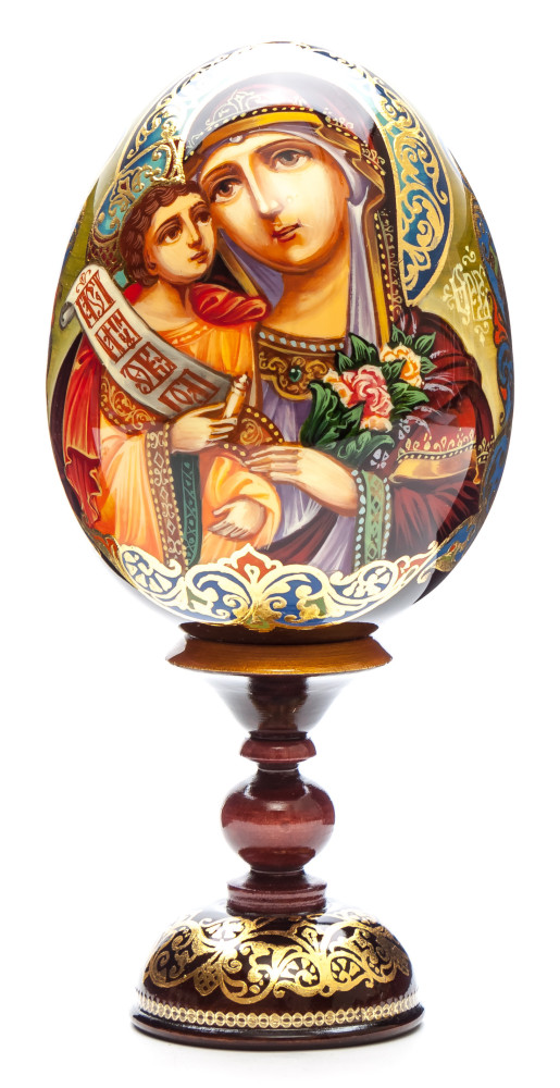 180 mm Axion Estin Godmother hand painted on wooden egg (by Hamlet Crafts)