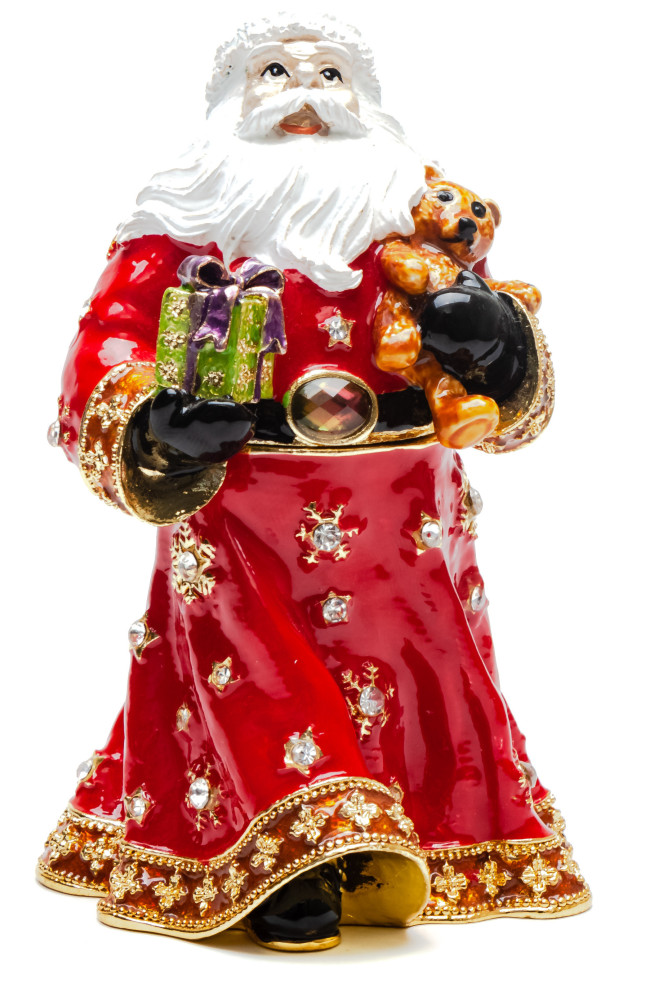 100 mm Santa Claus Jewellery Box (by Alexaner G Studio)