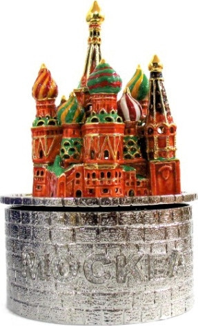 Фигурка ХВБ, основание-цвет серебро, музыкальное -Подмосковные вечера