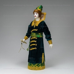 Chase of Russian Tsar hand made Porcelain Doll - 11 Inches (by Le Russe)