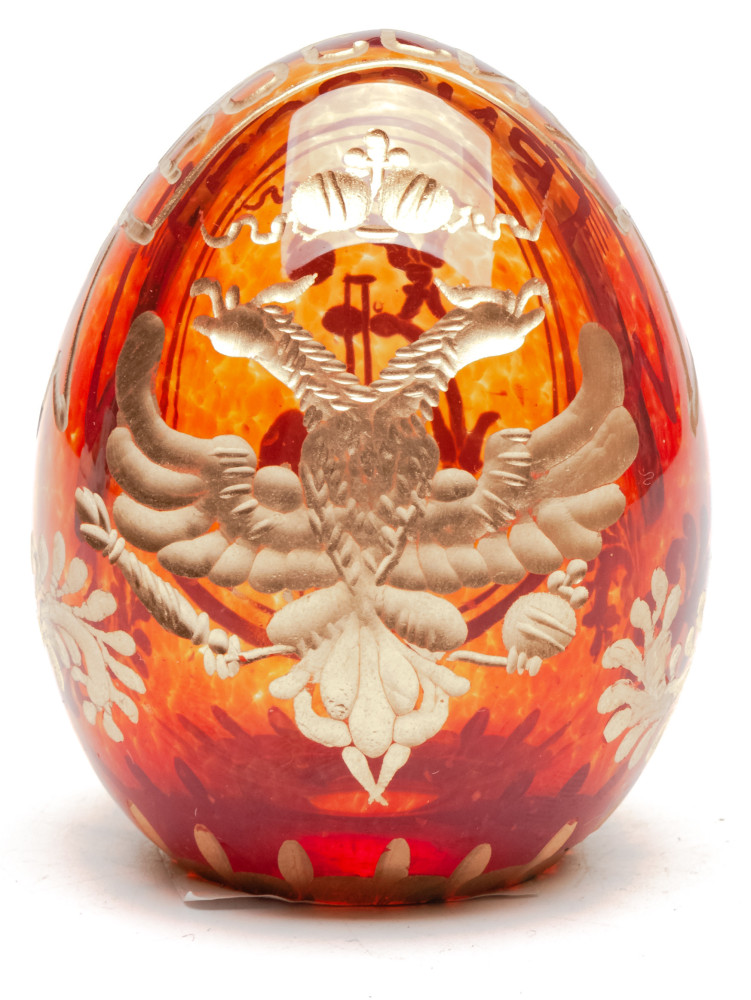 Engraved Crystal Imperial Easter Egg