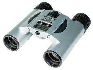 Sturman 12x25 binoculars with thermometer and clock