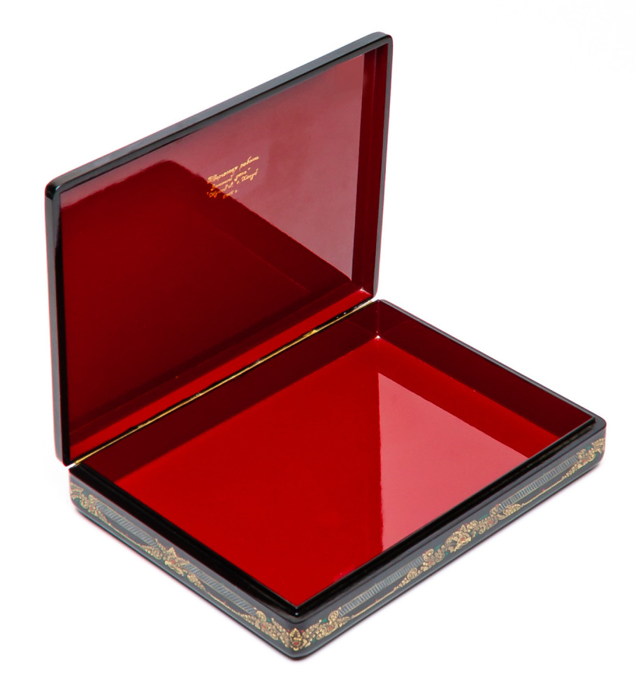 280x140mm The Winter Day Hand Painted Jewellery Box (by Sadko Workshop)
