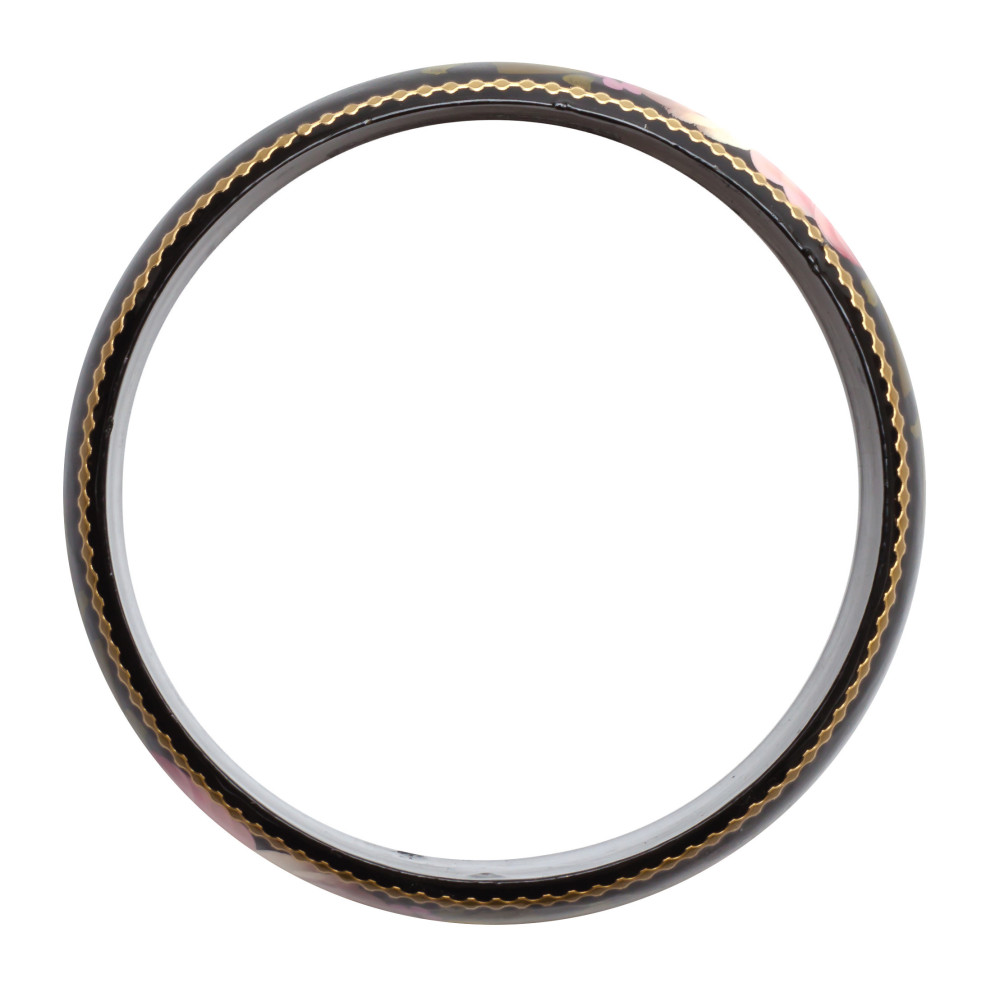80x20 mm Zhostovo Hand Painted Bracelet (by Lada Workshop)