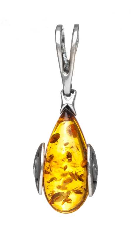 3 g Drop Baltic Amber Pendant